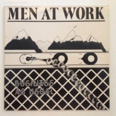 Discos de vinilo: MEN AT WORK ‎– BUSINESS AS USUAL , HOLANDA 1981 CBS. Lote 316465138