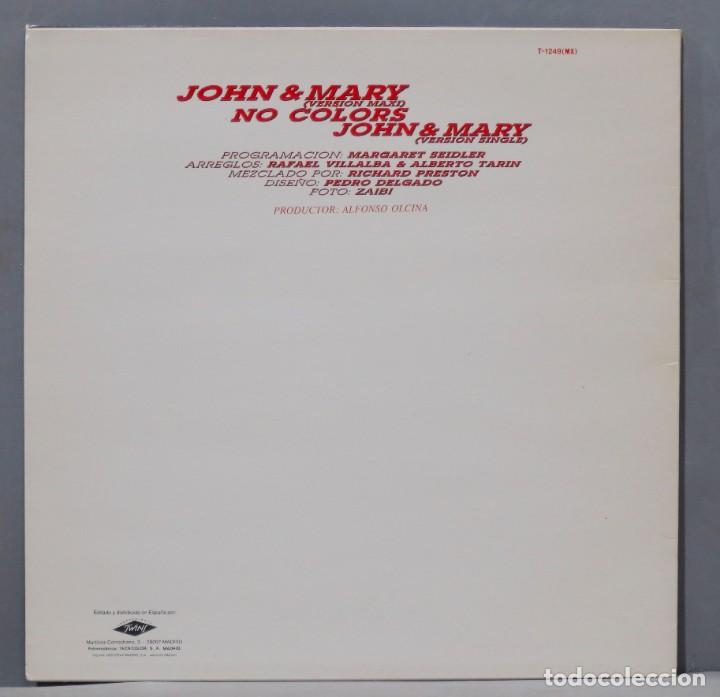 Discos de vinilo: MAXI SINGLE. Mani &ndash; John & Mary - Foto 2