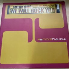 Discos de vinilo: FOREVER YOUNG - WE WILL ROCK YOU (GABRY PONTE REMIX) COVER DE QUEEN 12” MAXI SINGLE ITALO DANCE 2004. Lote 356708050