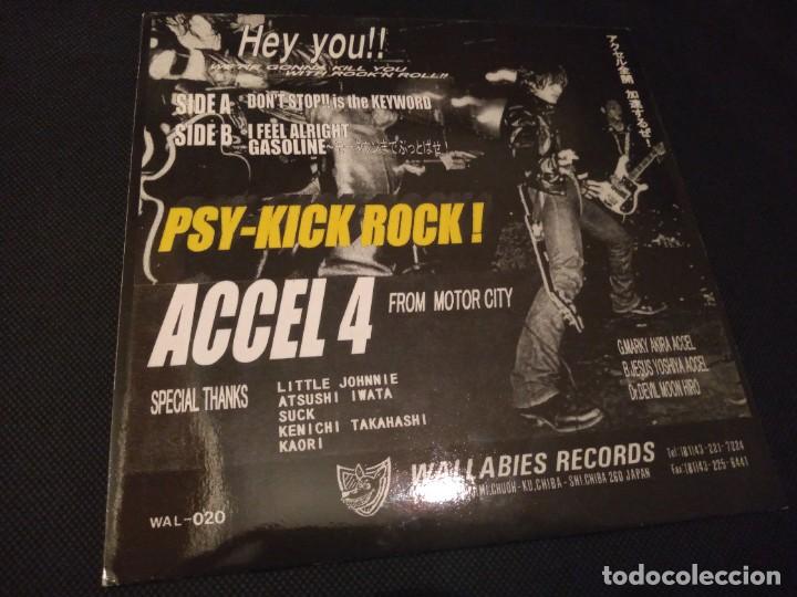 Discos de vinilo: ACCEL 4 - EP - DONT STOP IS THE KEYWORD. - Foto 2