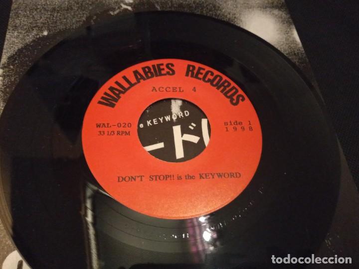 Discos de vinilo: ACCEL 4 - EP - DONT STOP IS THE KEYWORD. - Foto 3