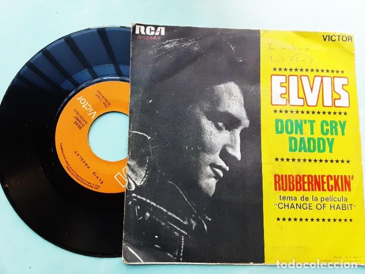 Discos de vinilo: ELVIS PRESLEY, dont cry Daddy + Rubberneckin - Foto 2