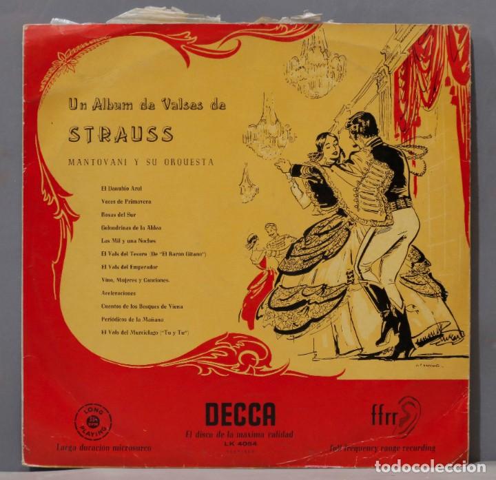 Vinyl-Schallplatten: LP. Mantovani Y Su Orquesta &ndash; Un Album De Valses De Strauss