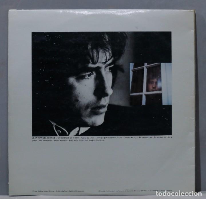 Discos de vinilo: LP. Joan Manuel Serrat &ndash; Canciones De Amor - Foto 2