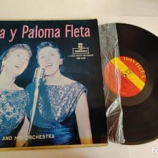 Discos de vinilo: ELIA Y PALOMA FLETA-LP CON LUIS ARAQUE. Lote 356811690
