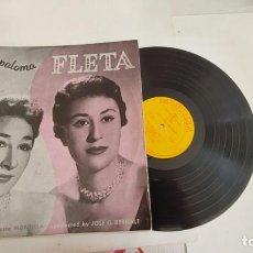 Discos de vinilo: ELIA Y PALOMA FLETA-LP. Lote 356811870
