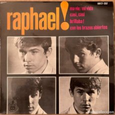 Discos de vinilo: LOTE 4 SINGLES RAPHAEL