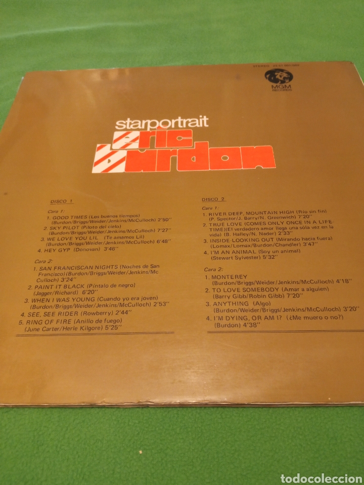 Discos de vinilo: Eric Burdon- Starportrait. - Foto 2