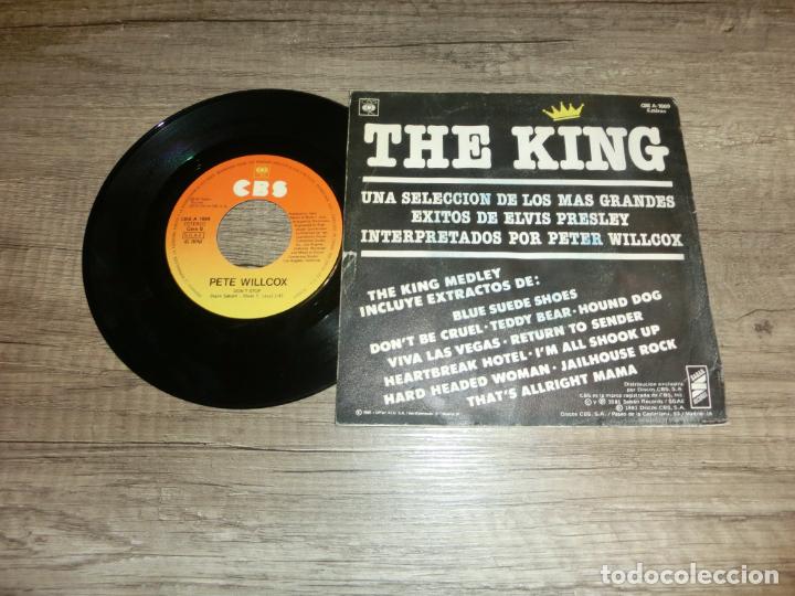 Discos de vinilo: PETER WILLCOX - THE KING - ELVIS PRESLEY MEDLEY - Foto 2