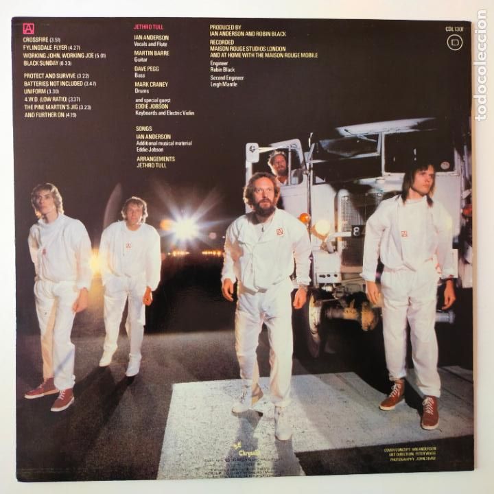 Discos de vinilo: JETHRO TULL- A- SPAIN LP 1980 + INSERT- VINILO COMO NUEVO- ref. 1 - Foto 3