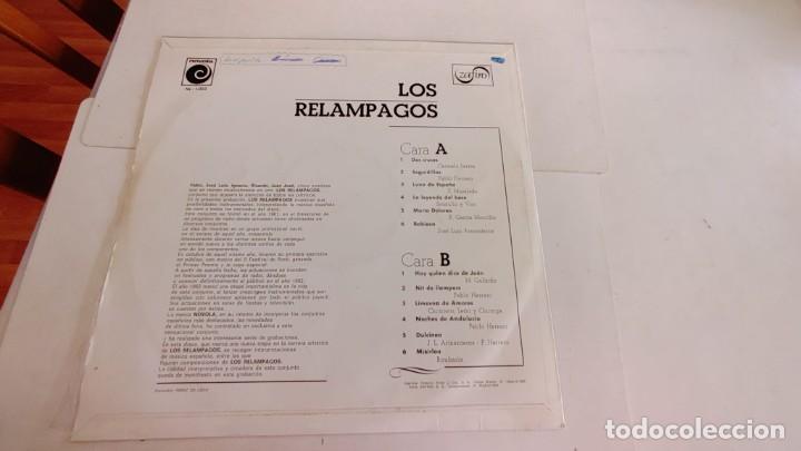 Discos de vinilo: LOS RELAMPAGOS-LP 1969 - Foto 2
