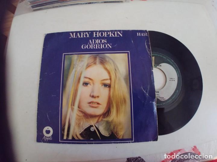 Discos de vinilo: MARY HOPKIN-SINGLE ADIOS - Foto 1
