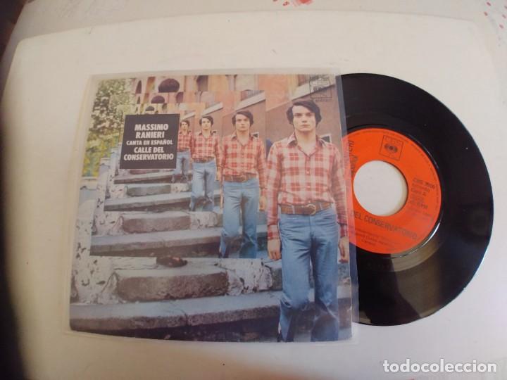 Discos de vinilo: MASSIMO RANIERI-SINGLE CALLE DEL CONSERVATORIO-EN ESPA&Ntilde;OL - Foto 1