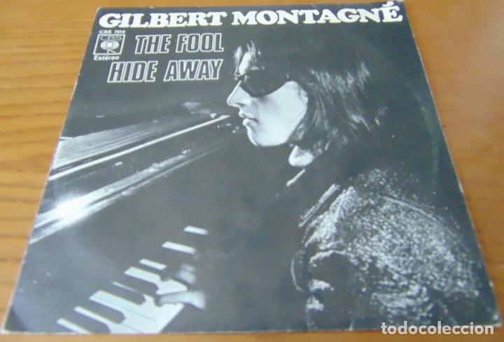 Discos de vinilo: GILBERT MONTAGN&Eacute; - THE FOOL - SINGLE 1971 - Foto 1