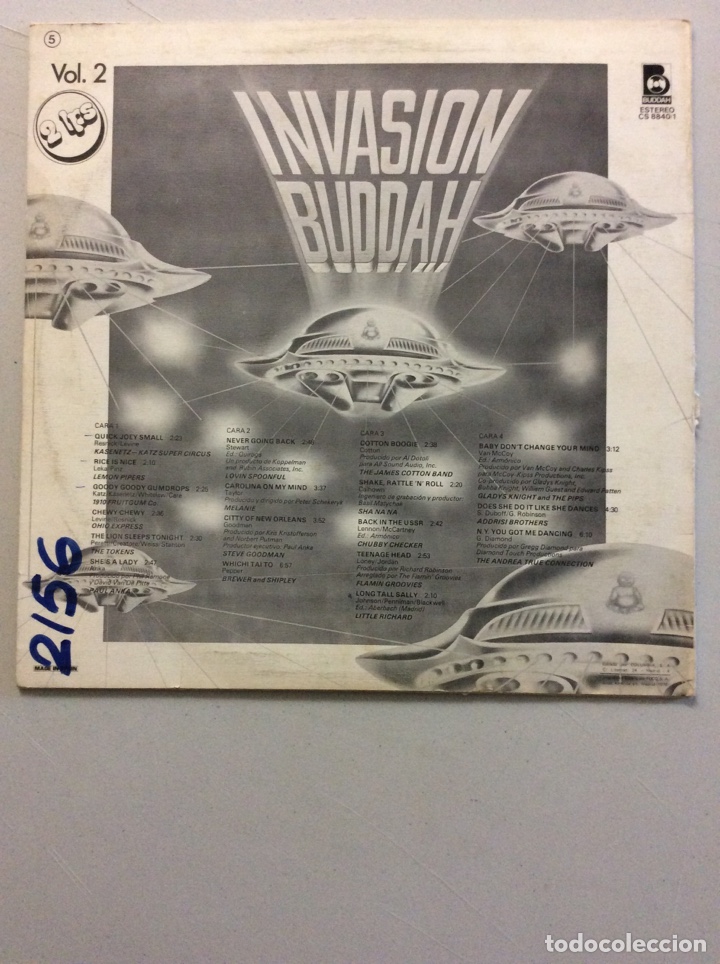 Discos de vinilo: Invasion Buddah. Vol 2. Doble LP. Dos discos. - Foto 2