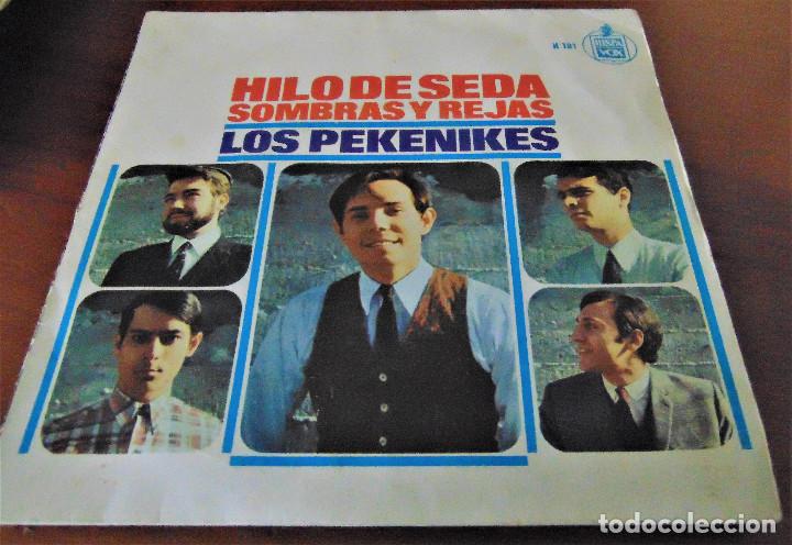 Discos de vinilo: LOS PEKENIKES - HILO DE SEDA - SINGLE - Foto 1