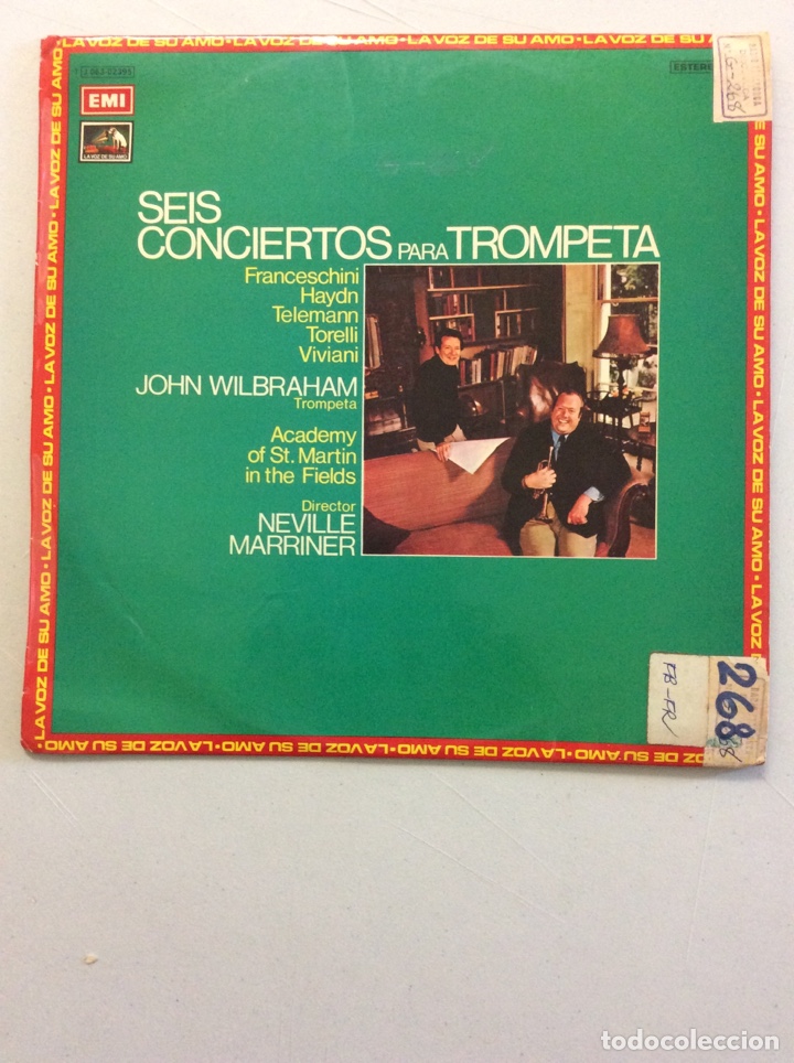 Discos de vinilo: Seis conciertos para trompeta. John Wilbraham. - Foto 1