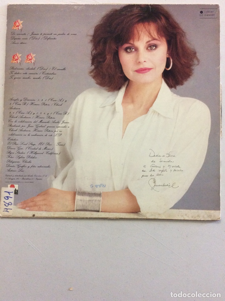 Discos de vinilo: Roc&iacute;o D&uacute;rcal. Jard&iacute;n de rosas. - Foto 2