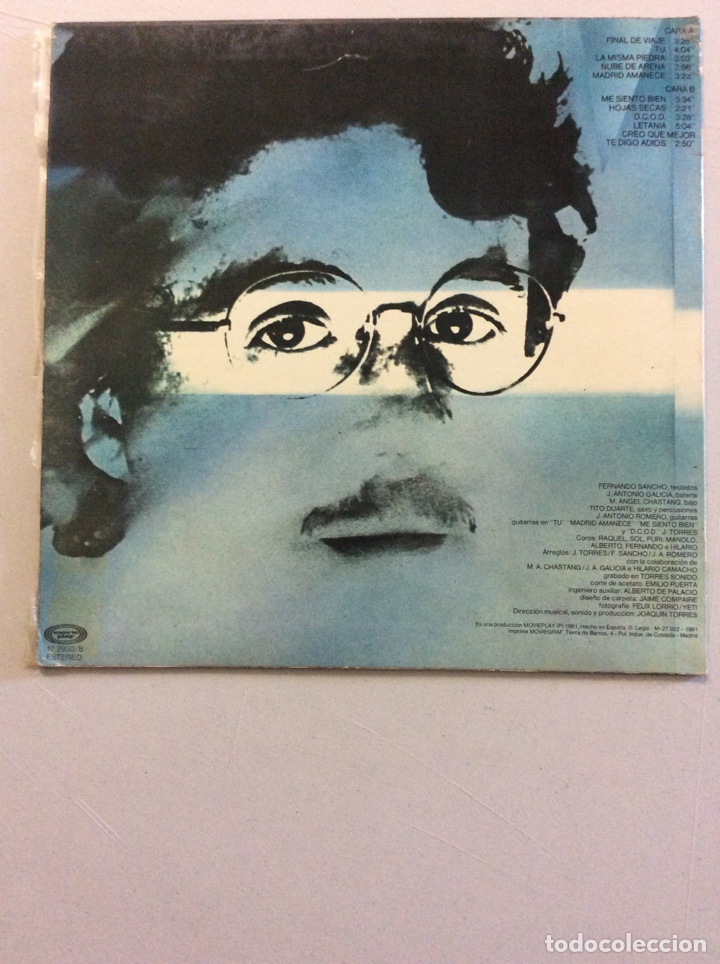 Discos de vinilo: Hilario Camacho. La mirada del espejo. - Foto 2