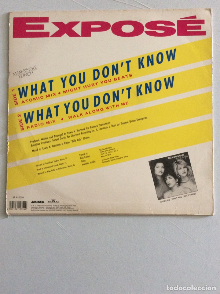 Discos de vinilo: Expos&eacute;. What you don&rsquo;t know. - Foto 2