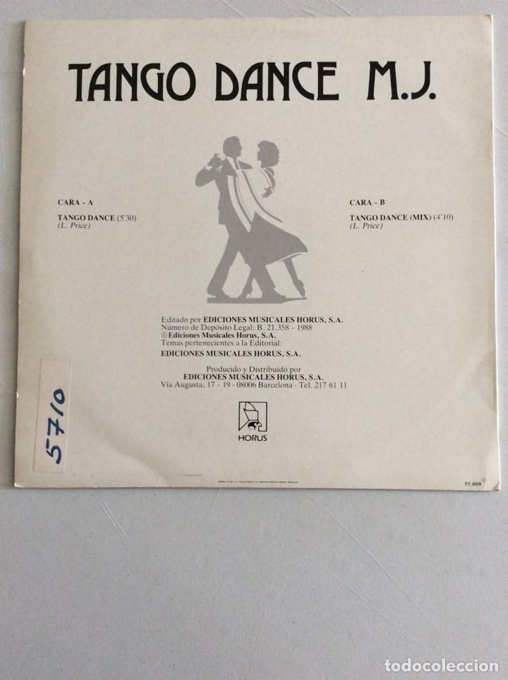 Discos de vinilo: M.J. Tango dance. - Foto 2