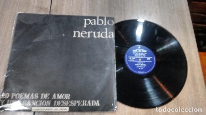 Discos de vinilo: PABLO NERUDA - DISCO VINILO - LP - - Foto 1