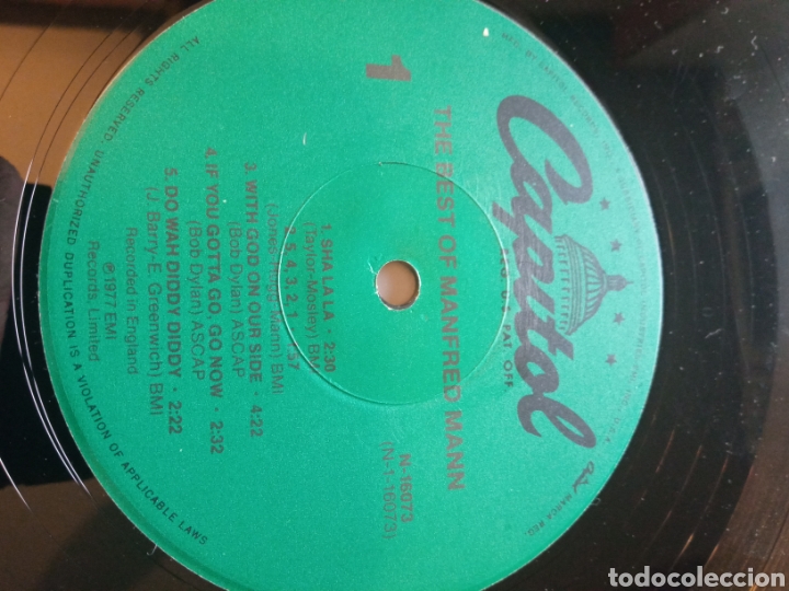 Discos de vinilo: Manfred Mann - The BEST. - Foto 4