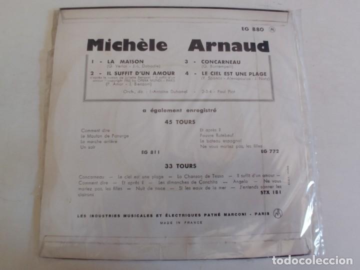 Discos de vinilo: MICHELE ARNAUD-EP LA MAISON +3-FRANCES - Foto 2