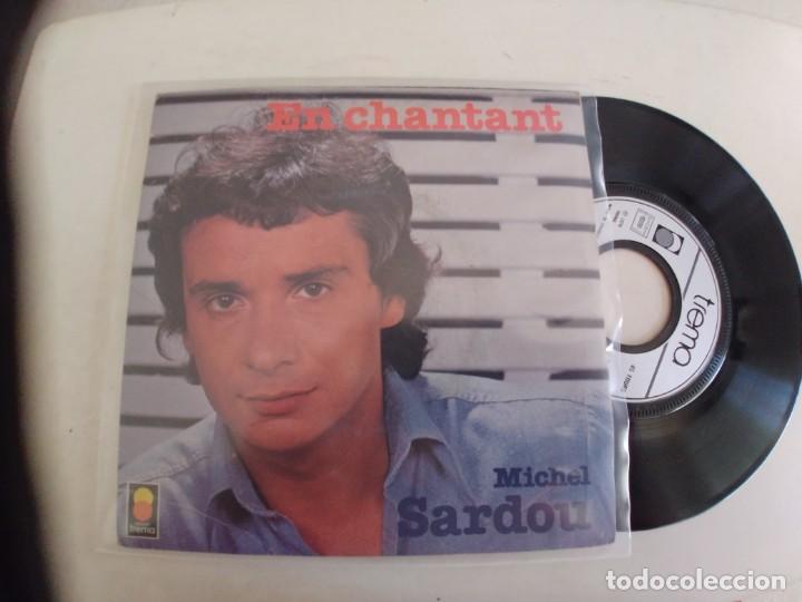 Discos de vinilo: MICHEL SARDOU-SINGLE EN CHANTANT - Foto 1