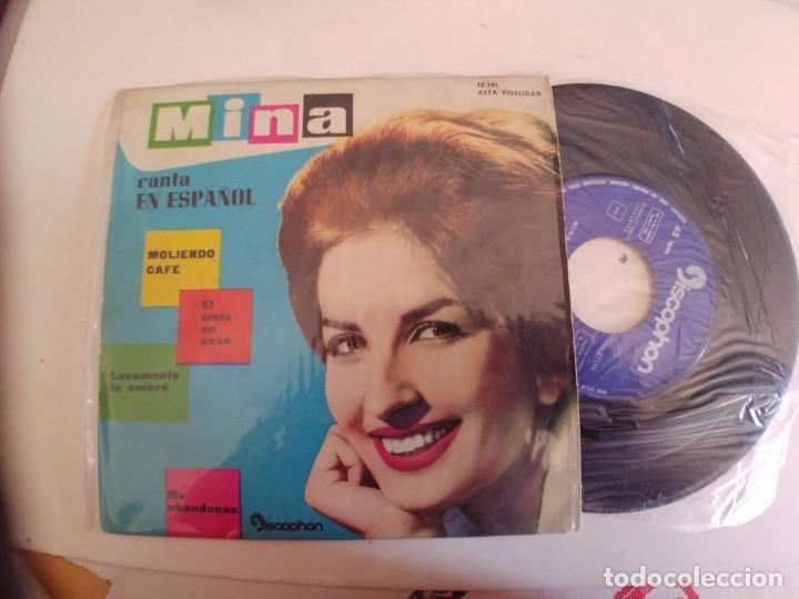 Discos de vinilo: MINA-EP MOLIENDO CAFE +3-EN ESPA&Ntilde;OL - Foto 1