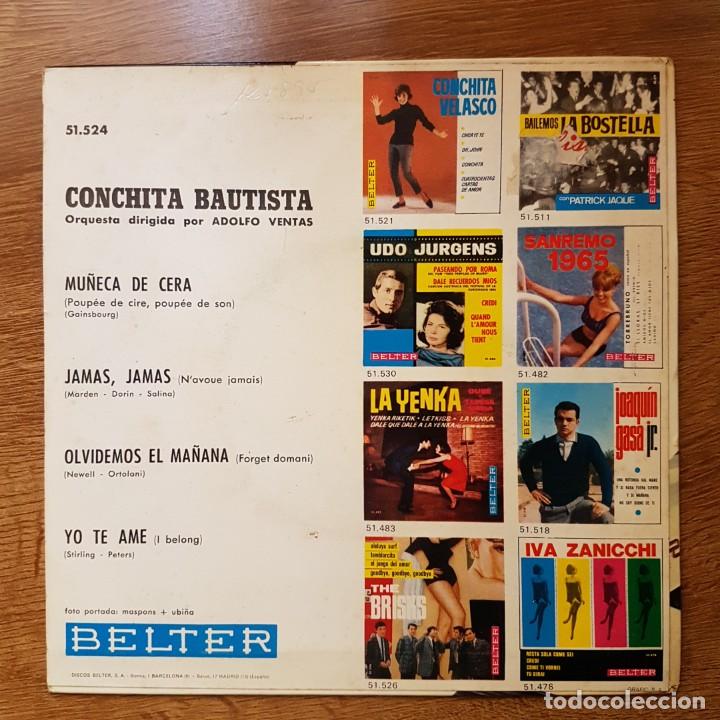 Discos de vinilo: DISCO EP CONCHITA BAUTISTA. MU&Ntilde;ECA DE CERA - Foto 2