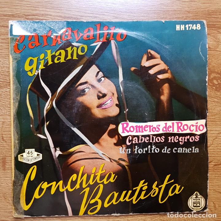 Discos de vinilo: ANTIGUO EP CONCHITA BAUTISTA CARNAVALITO GITANO - Foto 1