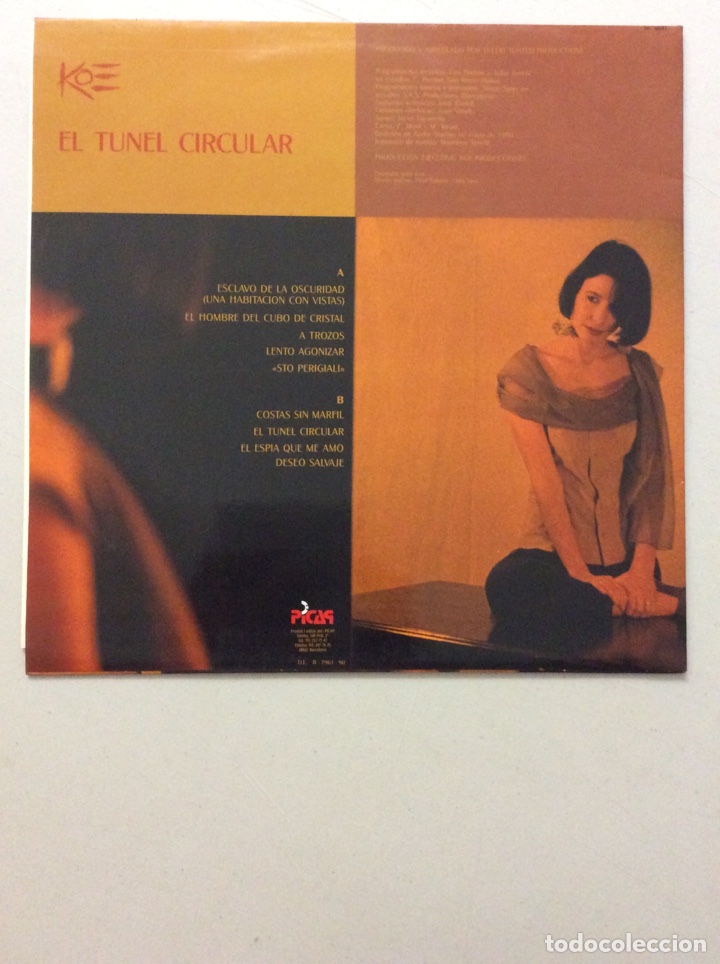 Discos de vinilo: Koe. El t&uacute;nel circular. - Foto 2