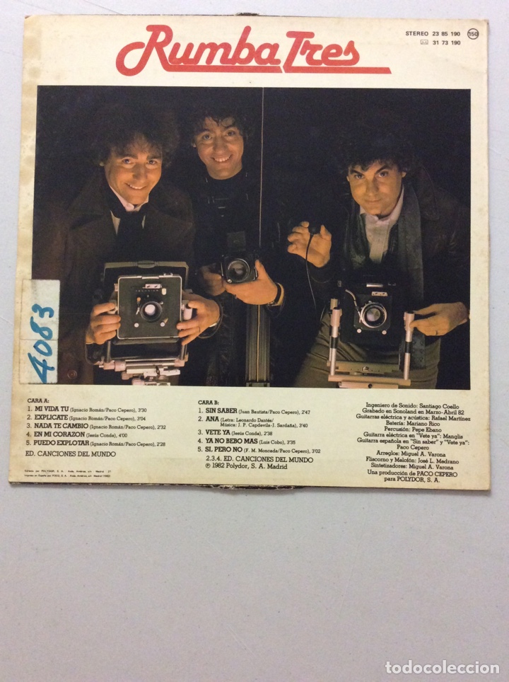 Discos de vinilo: Rumba tres. Mi vida t&uacute;. - Foto 2