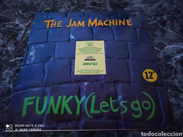 Discos de vinilo: The Jam Machine - Funky (Lets Go) - Foto 2