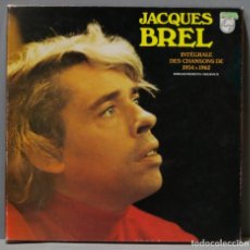 Discos de vinilo: CAJA LP. JACQUES BREL – INTÉGRALE DES CHANSONS DE 1954 À 1962