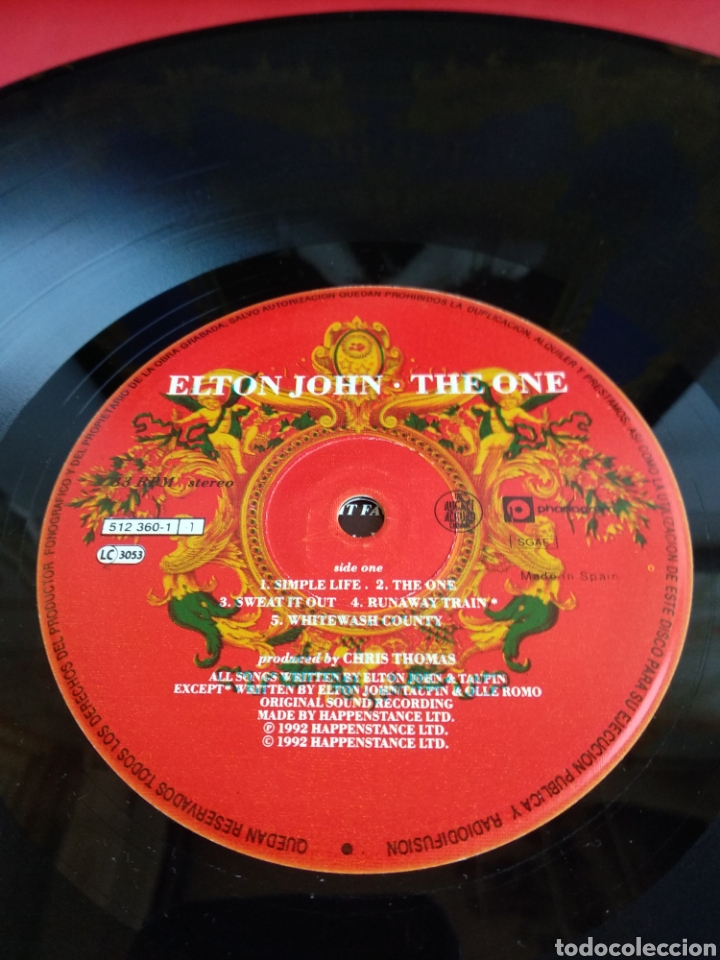 Discos de vinilo: *ELTON JOHN. THE ONE.SPAIN. POLYGRAM. 1992. LA.4 - Foto 4