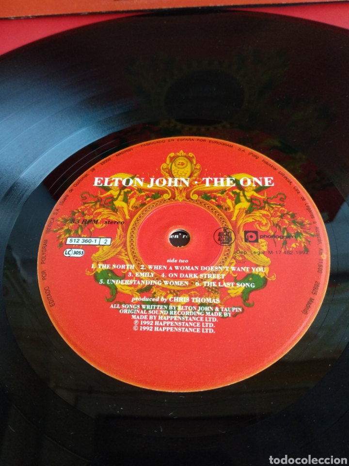 Discos de vinilo: *ELTON JOHN. THE ONE.SPAIN. POLYGRAM. 1992. LA.4 - Foto 5