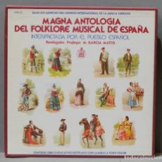 Discos de vinilo: CAJA LP. MAGNA ANTOLOGÍA DEL FOLKLORE MUSICAL DE ESPAÑA (INTERPRETADA POR EL PUEBLO ESPAÑOL). MATOS. Lote 357280205