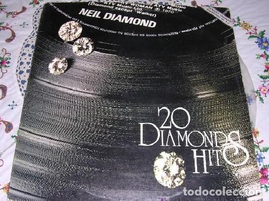 Discos de vinilo: 20 diamont hits NEIL DIAMOND - Foto 1
