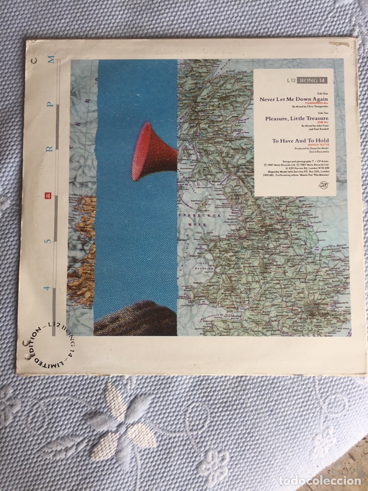 Discos de vinilo: Depeche Mode - Never Let me Down Again / MAXI - Foto 2