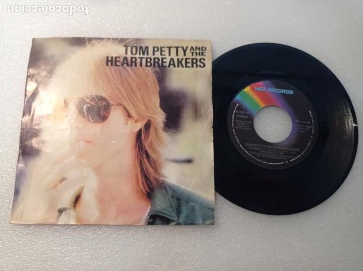 Discos de vinilo: Single Tom Petty And The Heartbreakers &ndash; Refugee 1980 - Foto 1