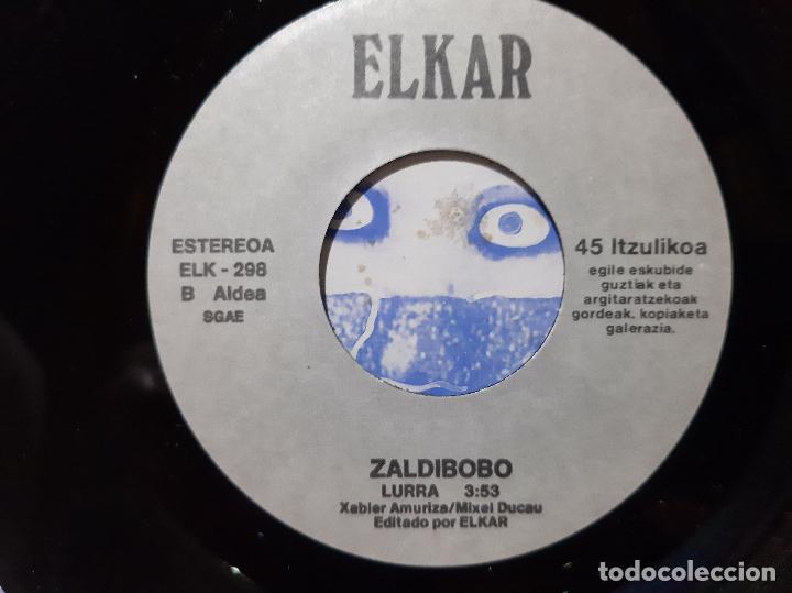 Discos de vinilo: ZALDIBOBO -BASAJAUN- SINGLE 7&rdquo; - Foto 3