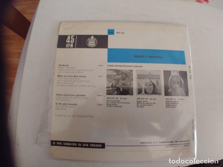 Discos de vinilo: NANCY SINATRA-EP JACKSON +3 - Foto 2