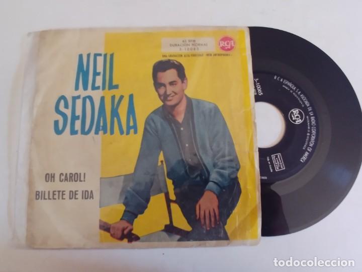 Discos de vinilo: NEIL SEDAKA-SINGLE OH CAROL - Foto 1