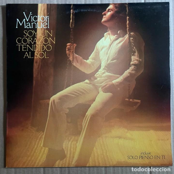 Discos de vinilo: VICTOR MANUEL, SOY UN CORAZON TENDIDO AL SOL LP - Foto 1