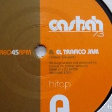 Discos de vinilo: CASBAH 73 ‎– EL TRAFICO JAM/ BIG SHOES SMALL FEET MAXI VINILO. Lote 357514370