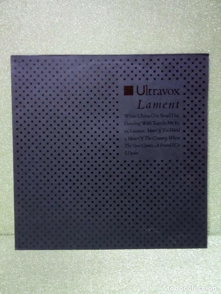 Discos de vinilo: VINILO LP - LAMENT - ULTRAVOX - Foto 1