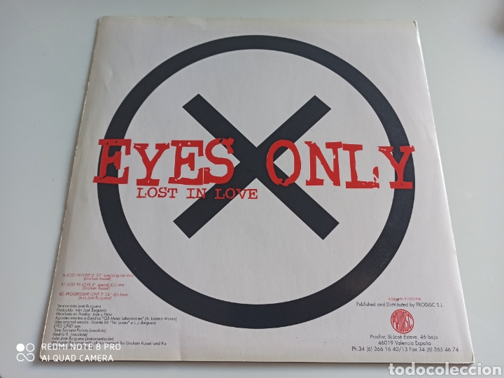 Discos de vinilo: Eyes Only - Lost In Love - Foto 2