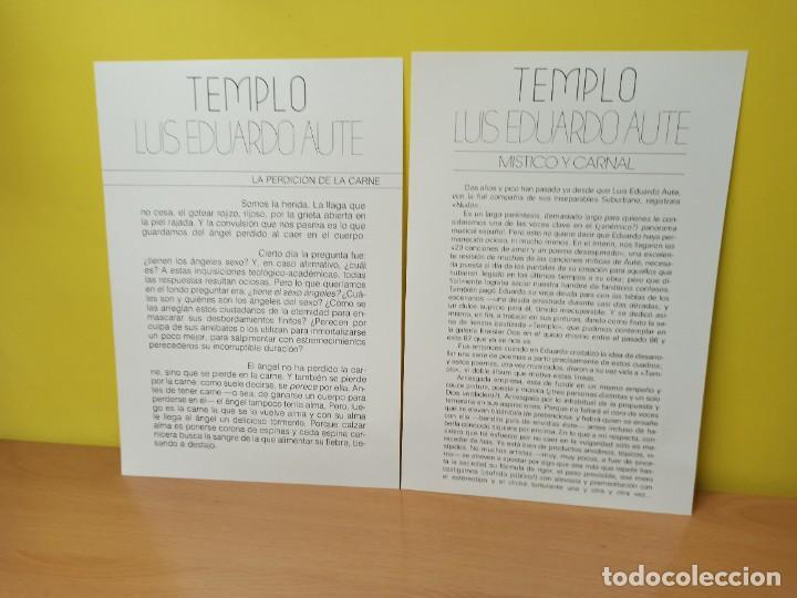 Discos de vinilo: DOBLE DISCO DE VINILO - LUIS EDUARDO AUTE - TEMPLO - Foto 3